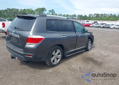 2013 Toyota Highlander Limited V6 from USA, damaged, VIN 5TDYK3EH9DS123800